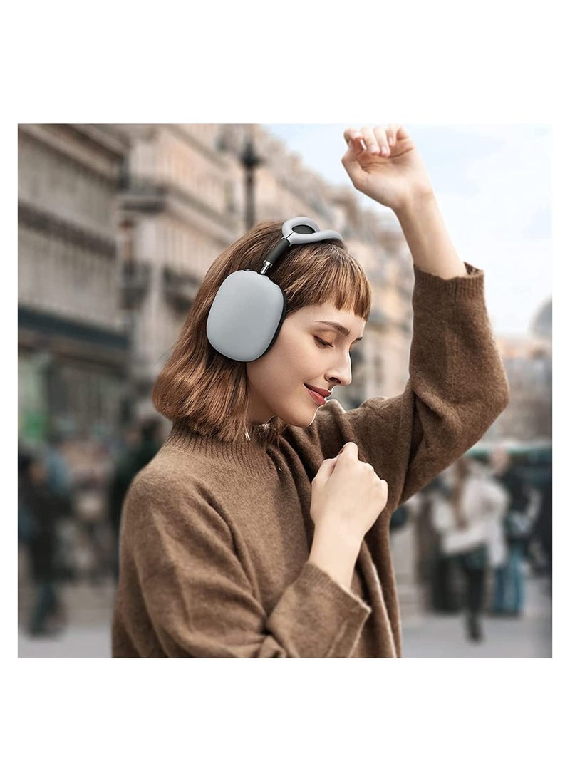 SYOSI - Silicone Case Cover for AirPods Max Headphones Anti Scratch Ear Cups Cover Skin Headset Protective Accessories - Image 1