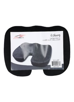 AUTOSMART Ergonomic Memory Foam Soft Car Neck Pillow with Non-Slip Bottom Black 365169  - Image 4