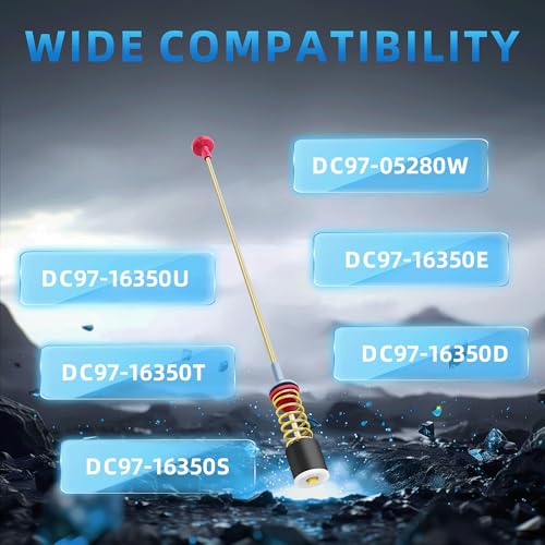 Pulluty 【2025 Upgraded】DC97-16350U DC97-16350T DC97-16350V Washer Suspension Rods for Samsung WA50R5200AW/US WA50R5400AV/US WA45T3200AW/A4 WA45N3050AW/A4 WA50R5400AW/US,Replace DC97-16350S DC97-05280W - Image 3