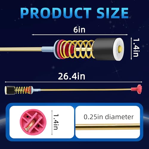 Pulluty 【2025 Upgraded】DC97-16350U DC97-16350T DC97-16350V Washer Suspension Rods for Samsung WA50R5200AW/US WA50R5400AV/US WA45T3200AW/A4 WA45N3050AW/A4 WA50R5400AW/US,Replace DC97-16350S DC97-05280W - Image 5