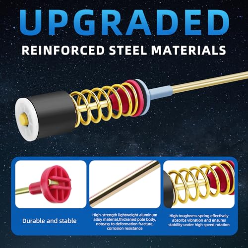 Pulluty 【2025 Upgraded】DC97-16350U DC97-16350T DC97-16350V Washer Suspension Rods for Samsung WA50R5200AW/US WA50R5400AV/US WA45T3200AW/A4 WA45N3050AW/A4 WA50R5400AW/US,Replace DC97-16350S DC97-05280W - Image 2