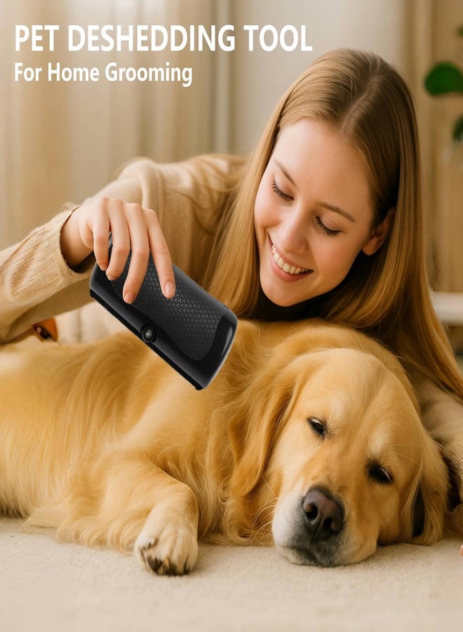 YEAHGO Deshedding Dog Brush, Deshedding Brush for Indoor Cats, Dogs, Effective Pet Hair Remover Comb for Short Long Hair, 2025 New Easy Clean Pet Grooming Tool for Shedding Control - Image 5