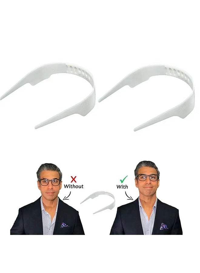 2pcs  Adjustable Slick Collar Support, Invisible Shirt Collar Holder, Collar Stand Up Shaper, Anti-Flop Collar Brace for Men Women Dress Shirts - Image 1