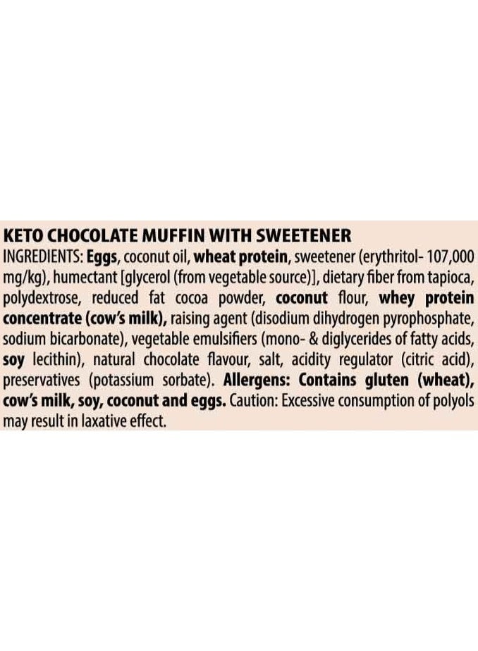 BeFit Keto Salute Low Carbs Chocolate Muffin - Image 3