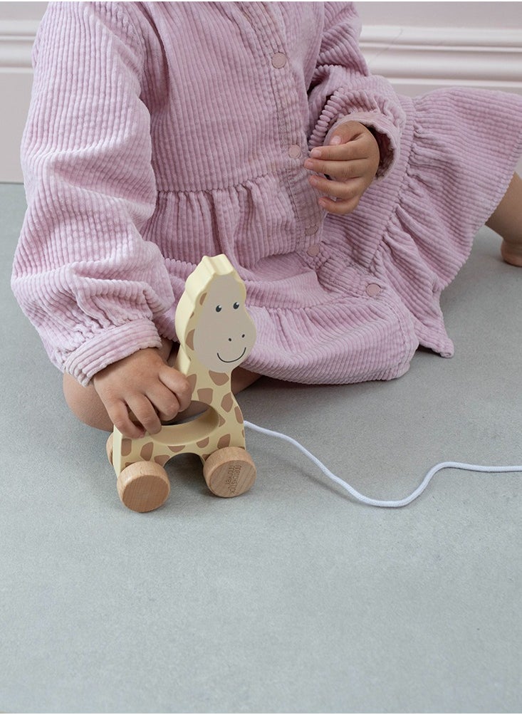 MATCHSTICK MONKEY Playtime Pull Along Giraffe  - Image 1