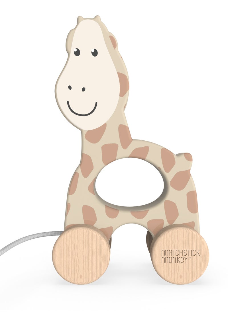 MATCHSTICK MONKEY Playtime Pull Along Giraffe  - Image 4