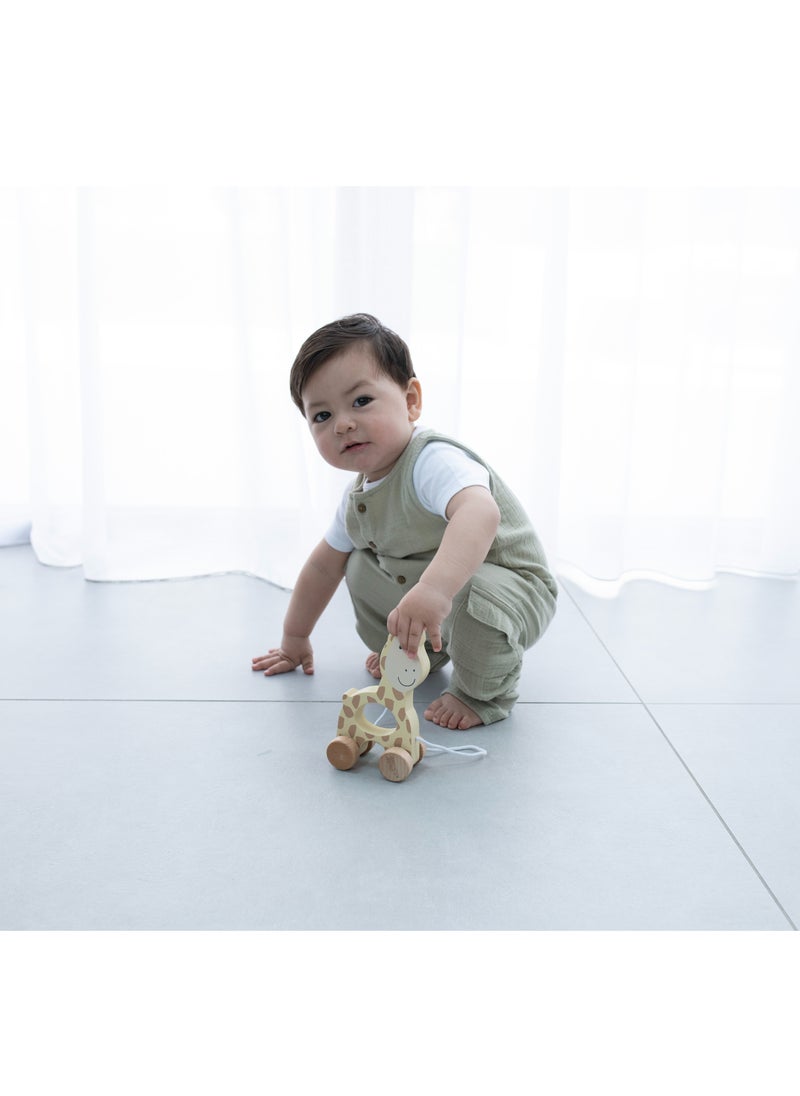 MATCHSTICK MONKEY Playtime Pull Along Giraffe  - Image 3