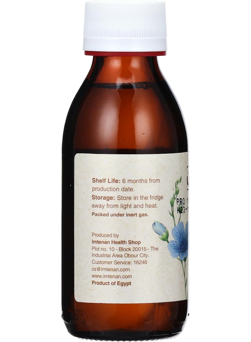 Imtenan Natural Cold-Pressed Flaxseed Oil - 125ml - Image 4