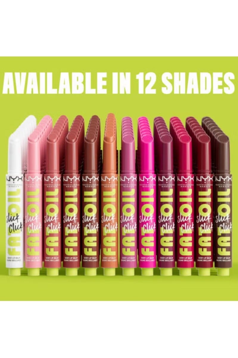 نيكس مكياج المحترفين زيت الشفاه فات اويل سليك كليك - شفاف - Image 5