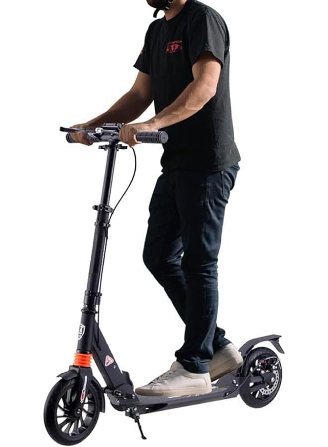 Cool Baby Folding Adjustable Kick Scooter with Disc Brake and Large Wheels - Image 1