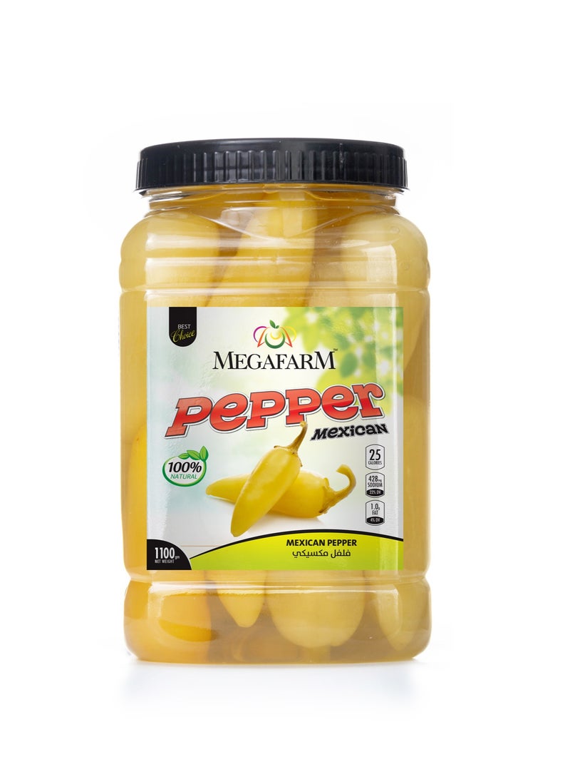 Megafarm Pickled Mexican Pepper 1100gm  - Image 1