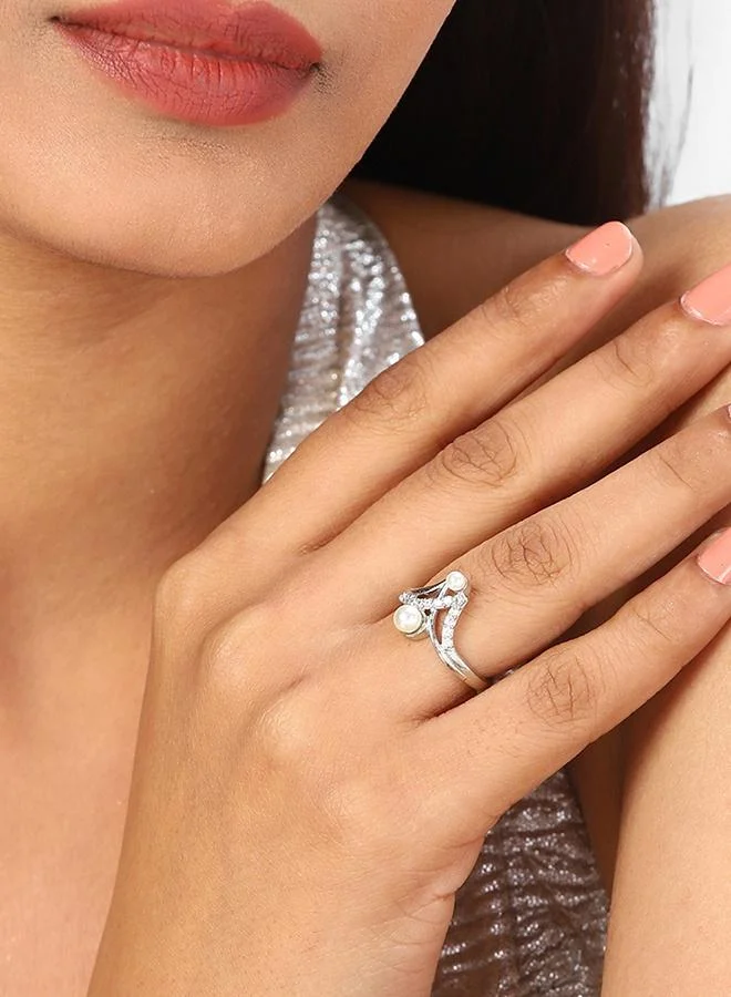 VOYLLA Voylla Gold-Plated Brass Ring