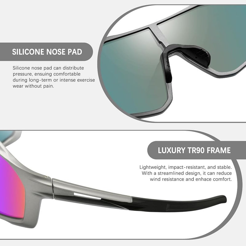 Joopin Sport Sunglasses for Men Women Polarized UV400 Protection - Image 4