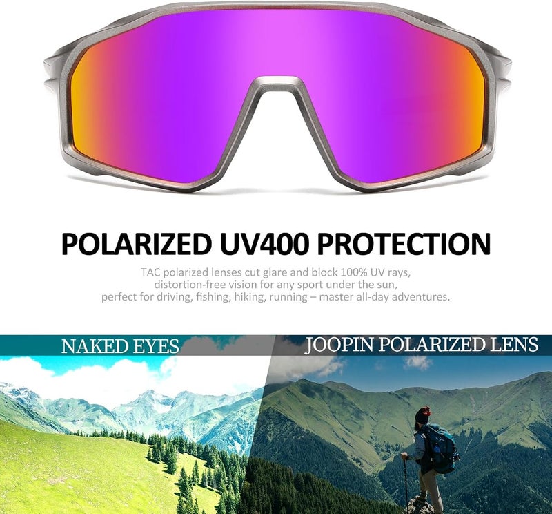 Joopin Sport Sunglasses for Men Women Polarized UV400 Protection - Image 3
