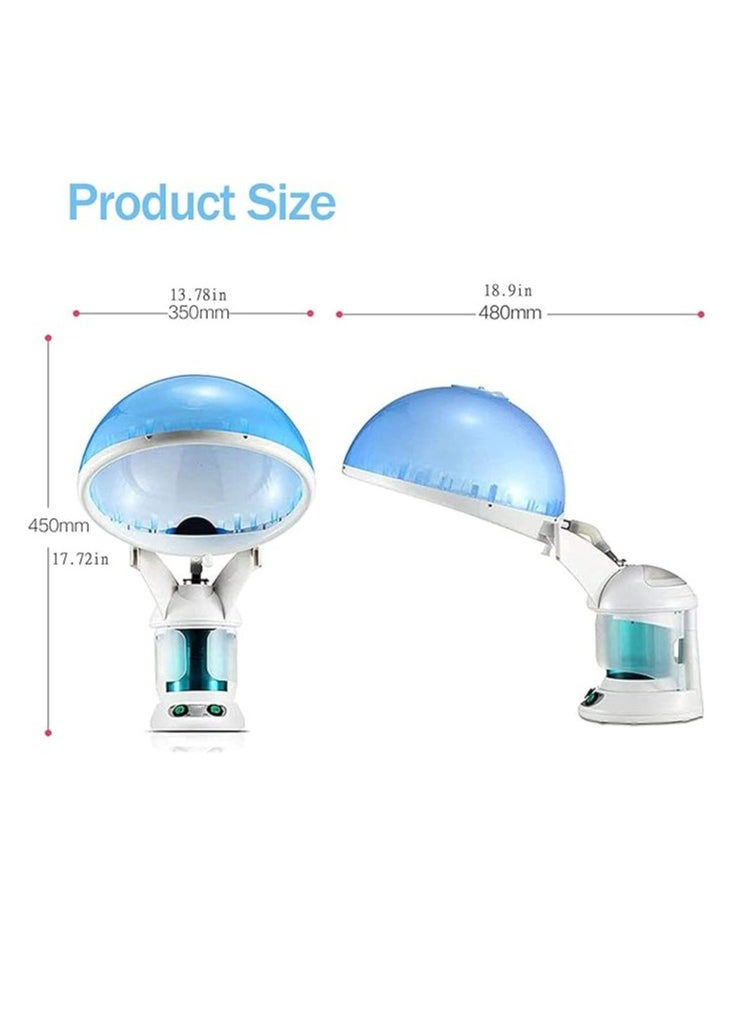 Generic - Tabletop Ion Vapour Ozone Steamer Face Care, Home Use Humidifier 2 in 1 Nano Ionic Face Steamer with UV Light for Improving Facial Skin or Dry Hair - Image 1