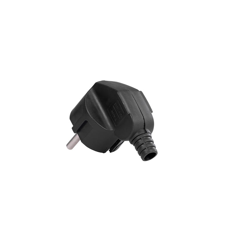 16A EU Round Pin Removable Plug Black - Image 5
