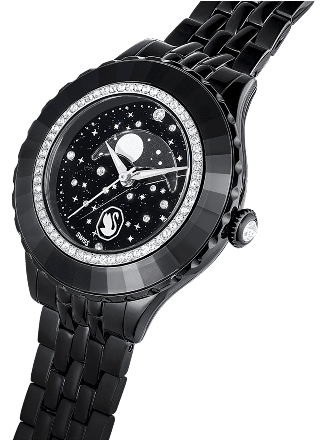 ساعة جلد بحزام تناظري