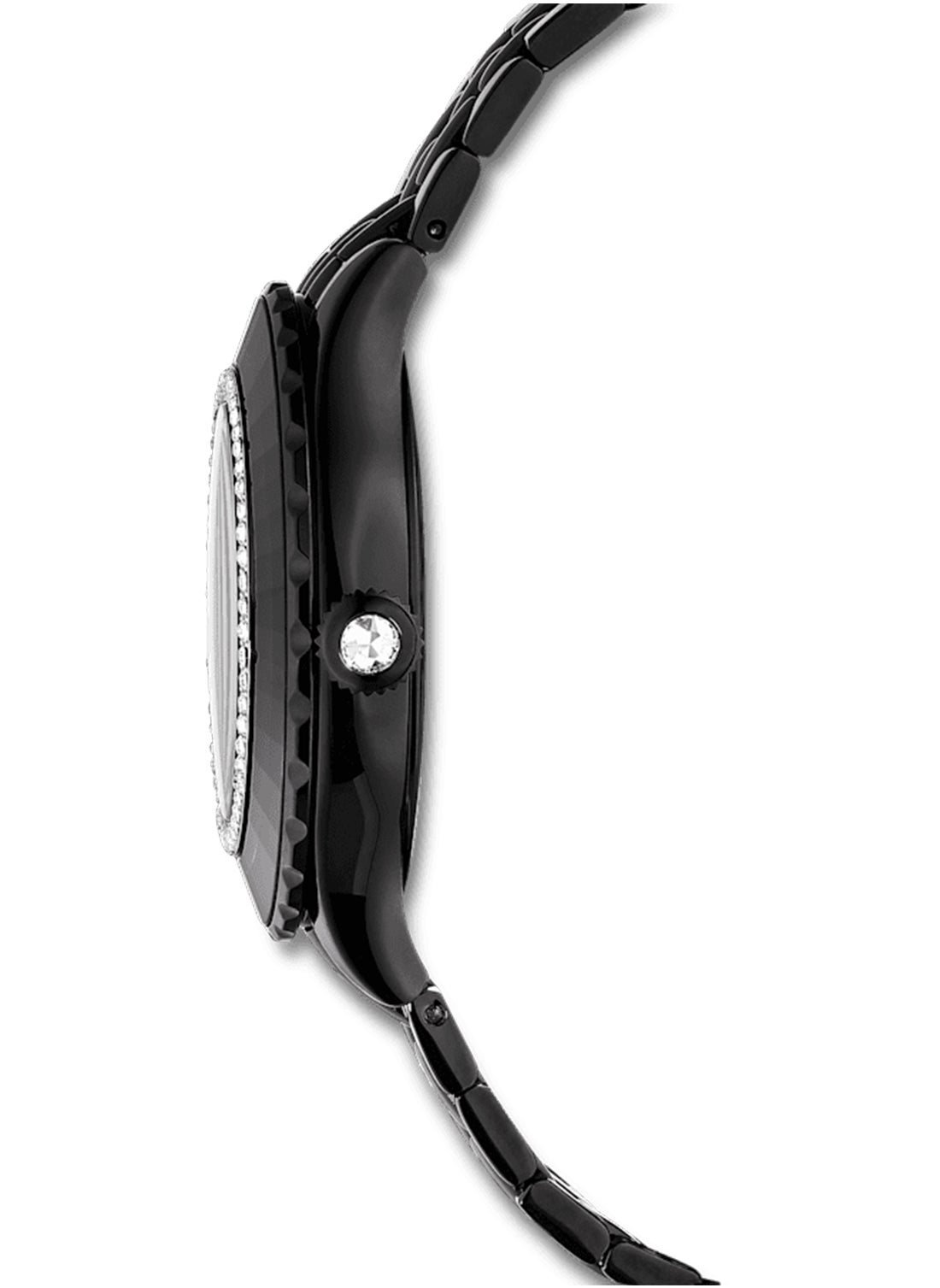 ساعة جلد بحزام تناظري