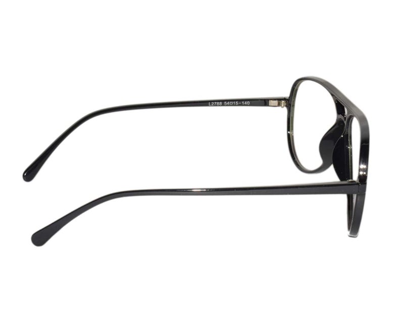 Peter Jones Retro Black Aviator Unisex Optical Frame (2788B) - Image 4