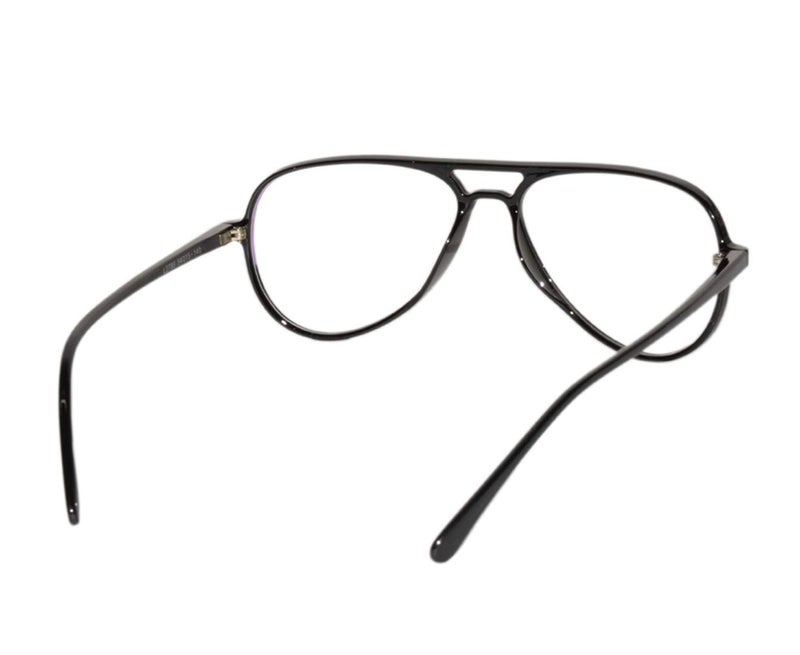 Peter Jones Retro Black Aviator Unisex Optical Frame (2788B) - Image 5