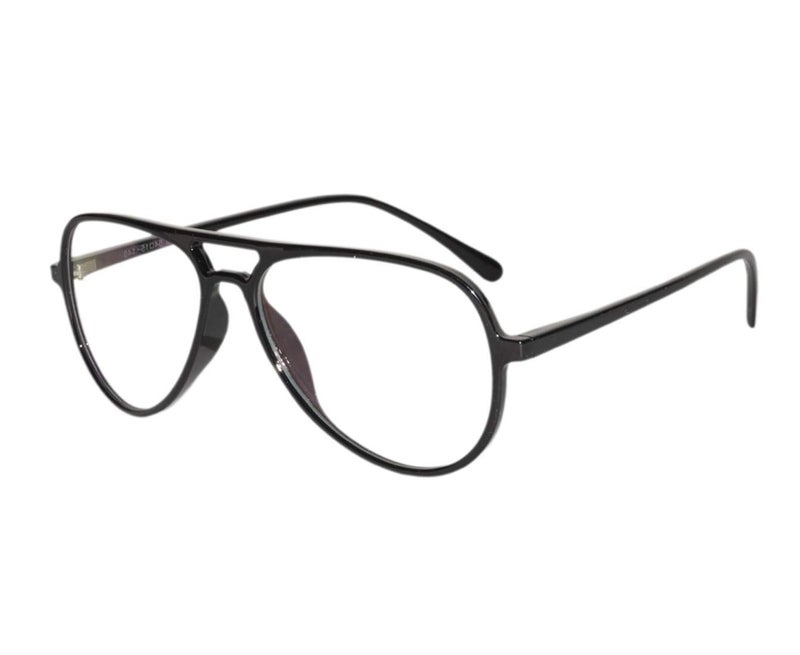 Peter Jones Retro Black Aviator Unisex Optical Frame (2788B) - Image 2