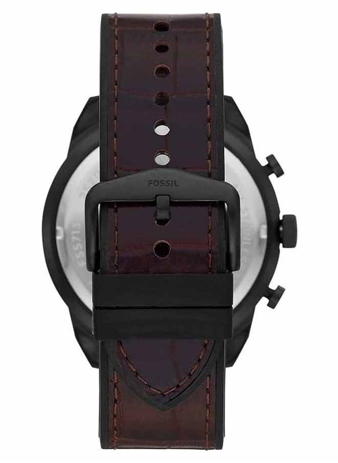 FOSSIL Fossil Men's imported waterproof leather Strap Watch - FS5713  - Image 2