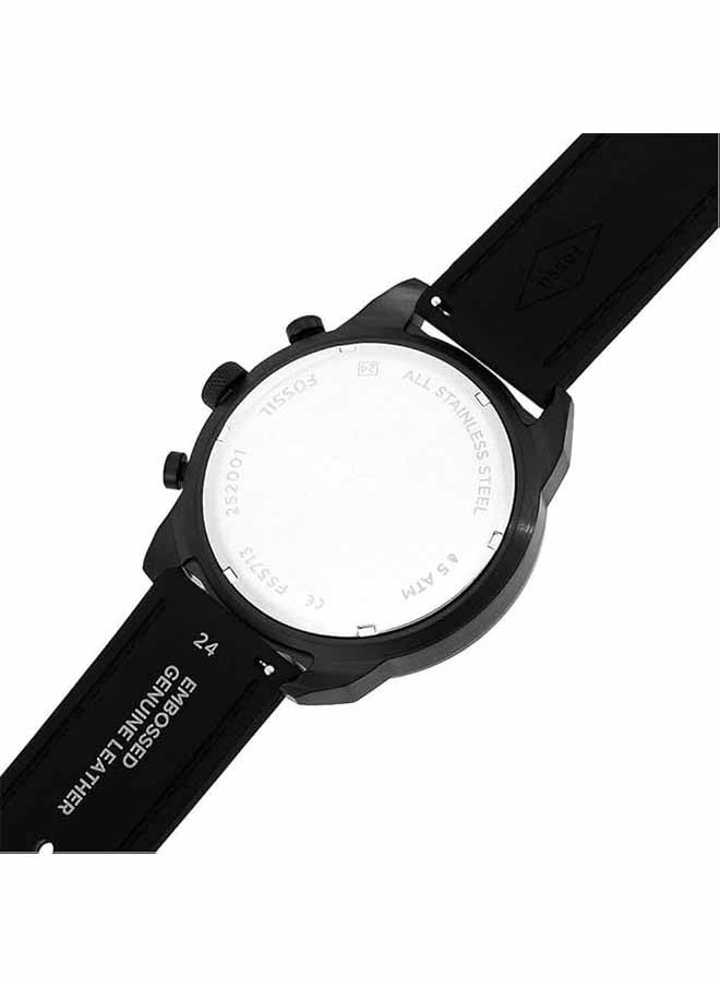 FOSSIL Fossil Men's imported waterproof leather Strap Watch - FS5713  - Image 5