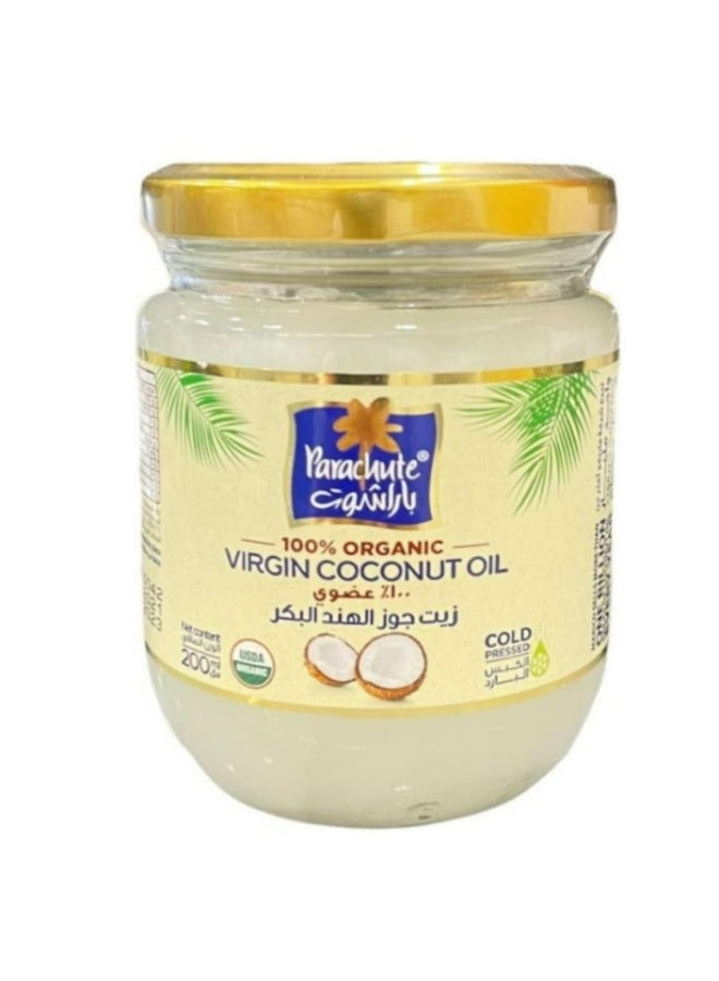 Parachute Organic Virgin Coconut Oil 200ml