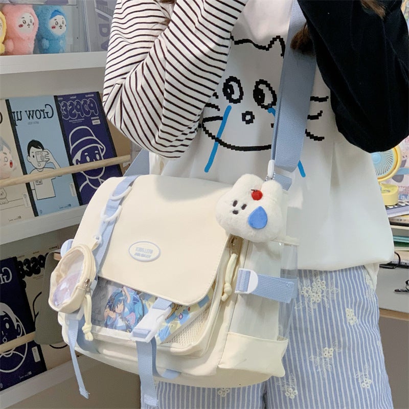 Cute Campus Style Crossbody Shoulder Bag for Women - Image 2