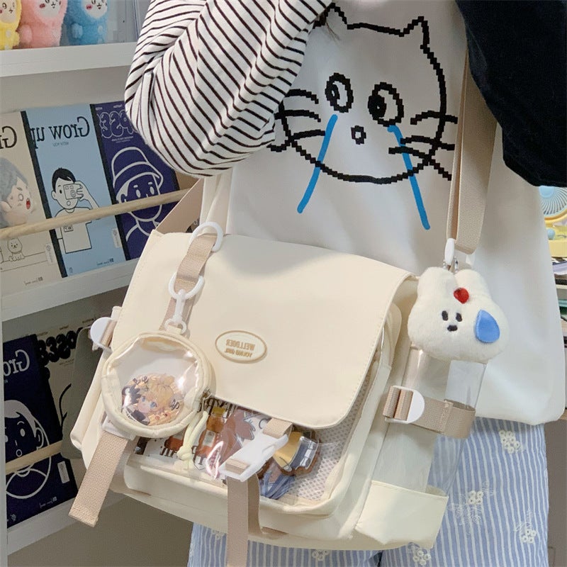 Cute Campus Style Crossbody Shoulder Bag for Women - Image 1