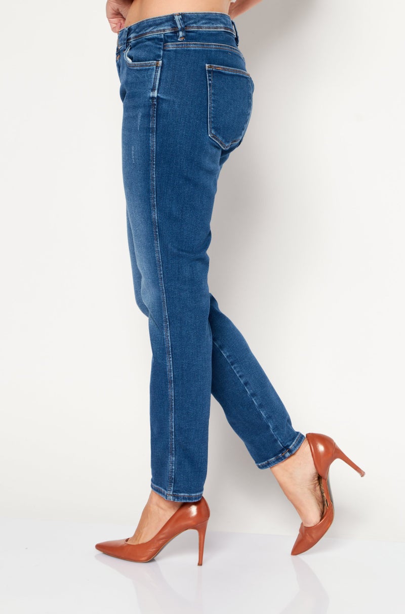 ESPRIT جينز ضيق للنساء قابل للتمدد، أزرق - Image 3