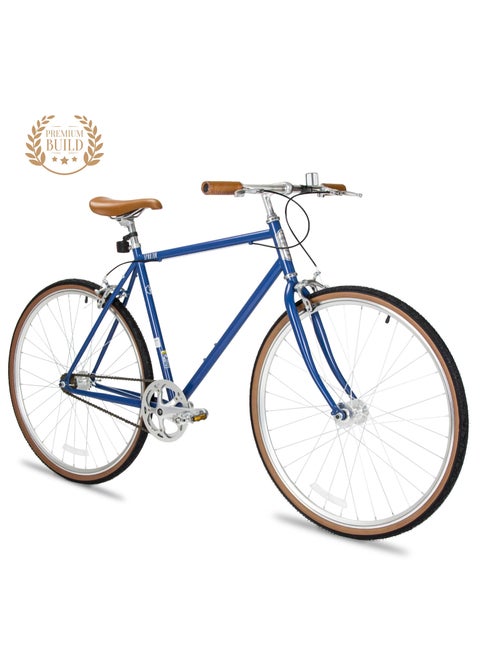 700C Platinum City Bicycle Matte Blue