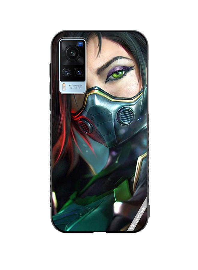 VR CREATIVE غطاء حماية لهاتف Vivo X60 بتصميم Vipe Valorant متعدد الألوان - Image 1