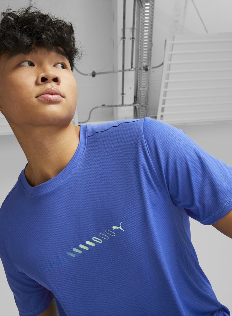 بوما تيشيرت للرجال Run Favourite Logo - Image 1