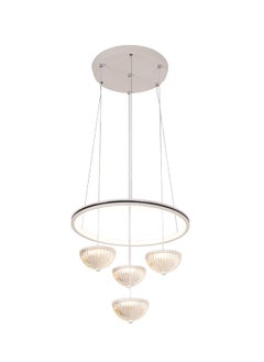 Best Power Modern Acrylic LED Ceiling Chandelier 1968 – 3 Lighting Levels, 40cm Diameter, 80cm Adjustable Length, 50W, Stylish Hanging Light for Living Room, Dining Room, and Bedroom  - Image 2
