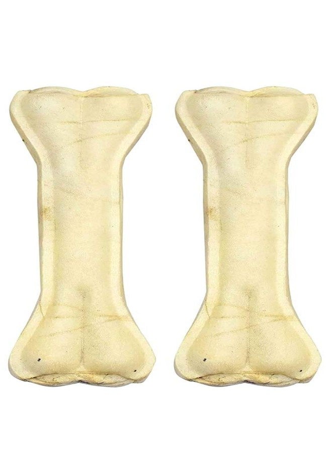 ADB Creations Rawhide Chicken Flavor Dog Chew 10 Inch Calcium Bone for Fully Grown up Adult and Big Dogs of All Breeds (10-Inch-2-Piece) - Image 2