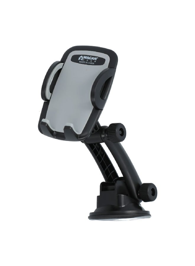 WAGAN Compact and Portable Adjustable Design Car Phone Holder Black 5.8 x 23.2 x 15.2 cm 2832 - Image 1