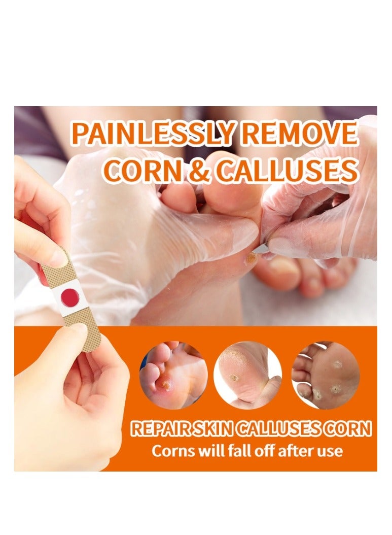 ERAYCEE Foot Corn Removal Plaster, Natural Ingredients, Foot Care Expert, Calluses Plantar Treatment, Relief Pain From Calluses, Corns, Blisters, Heel Frictions 10Pcs  - Image 4