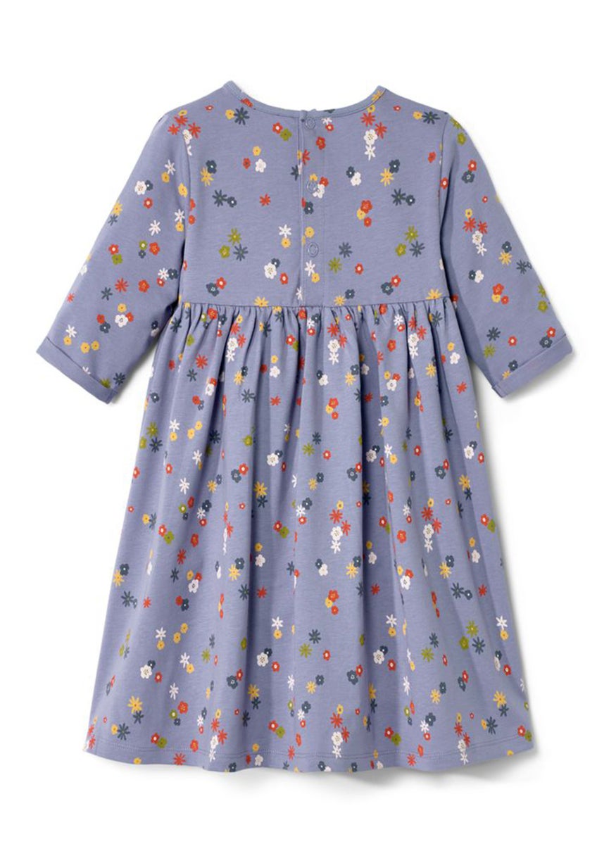 Tchibo - Toddler Girl All Over Print Dress, Purple Combo - Image 1