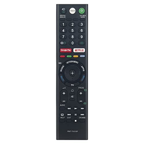 Beyution RMFTX310P Replaced Remote Control Compatible with Sony TV KD55X8000G KD49X8000G KD43X8000G KD65X8077G KD55X8077G KD65X7500F KD55X7500F KD49X7500F KD43X7500F KDL49W800FNO Voice - Image 1