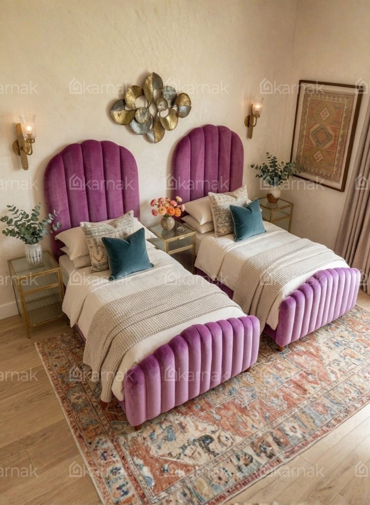 KARNAK Longelle Kids Long Bed Pink - Image 2