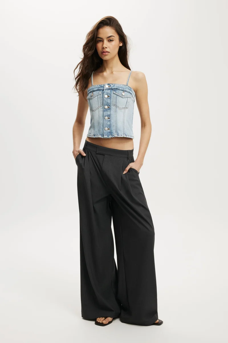 Cotton On WILLOW DENIM CORSET