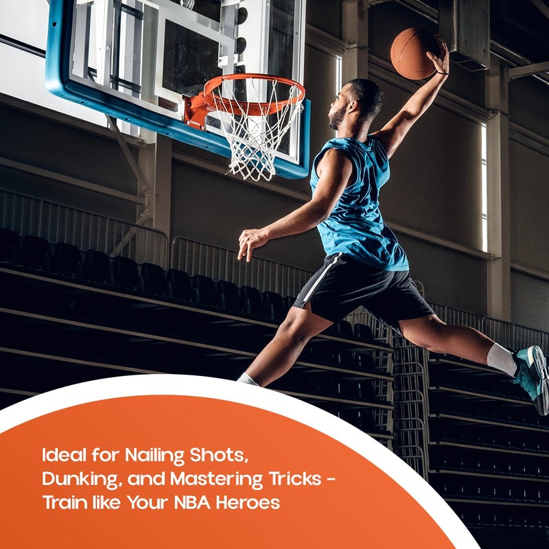 KONEX Size 7 Professional Basket Ball for Indoor & Outdoor (Brown) - Image 3