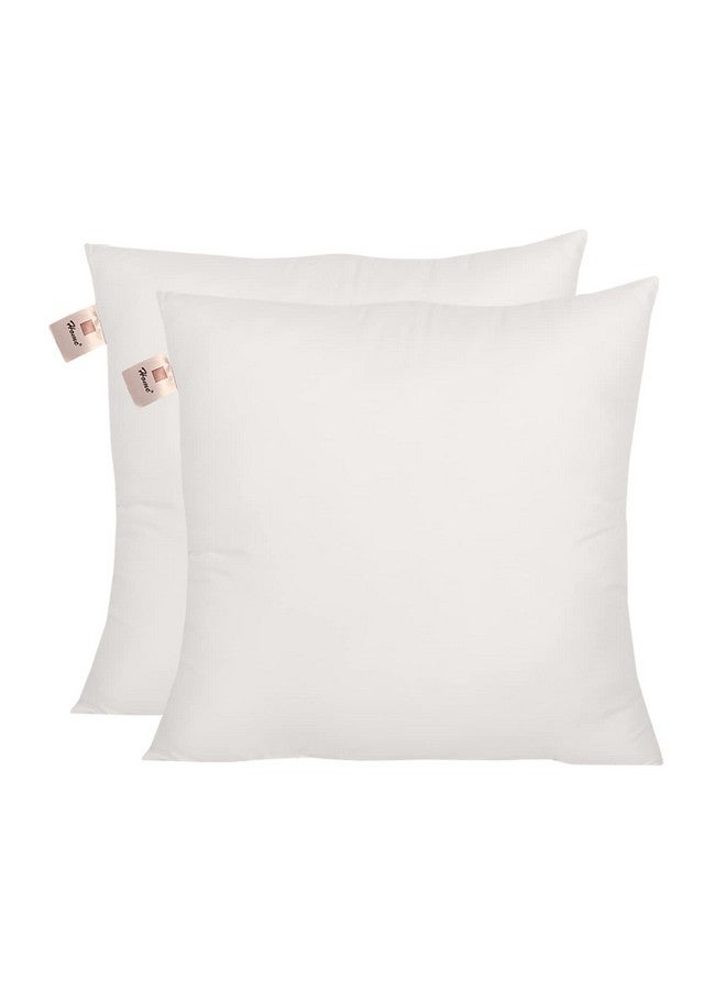 Home-The Best is for You Micro Fiber Cushion Insert Extra Soft, White (Pack of 2, 26x26 Inch) - Image 1