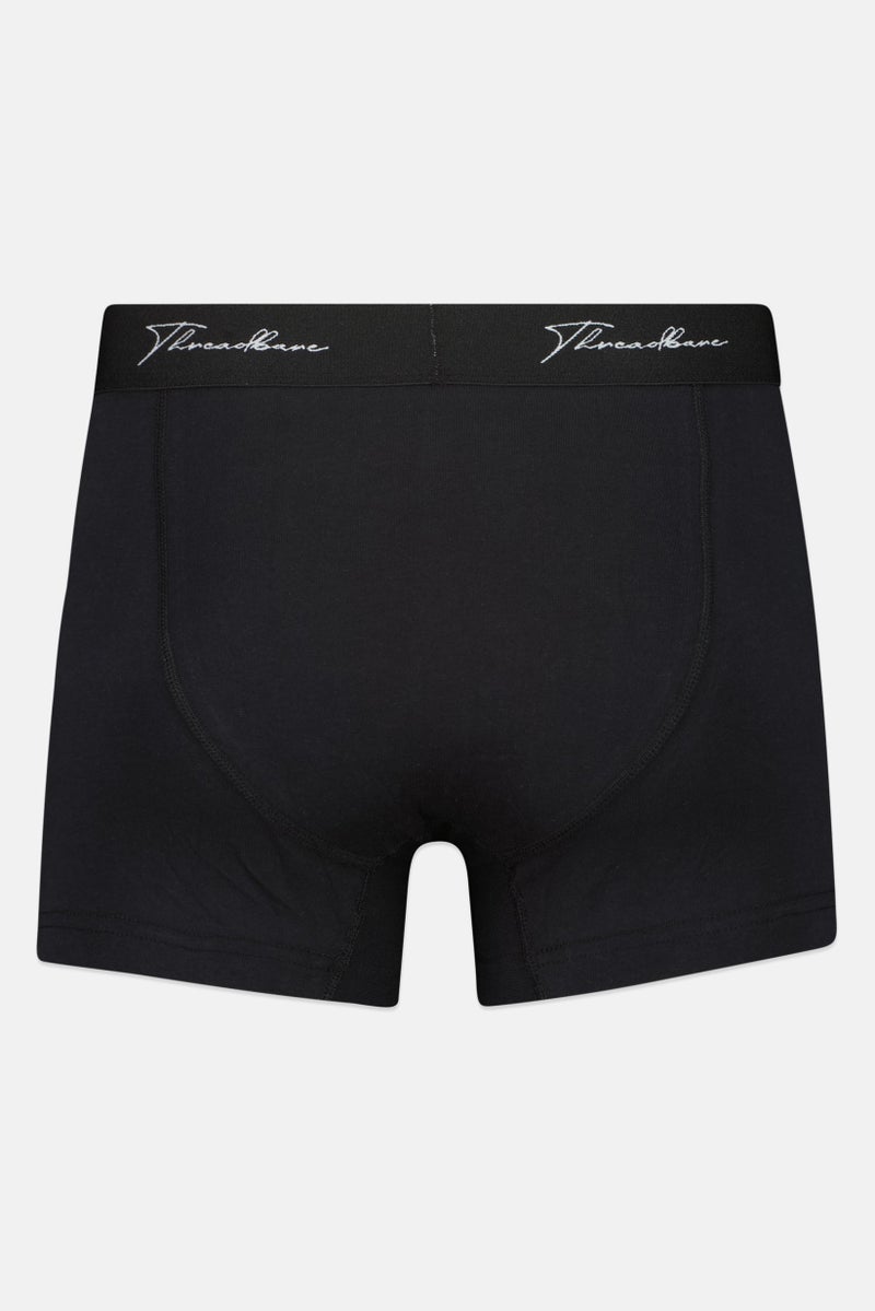 Threadbare Men 3 Pcs Brand Logo Boxer Briefs, Multicolor - Image 2