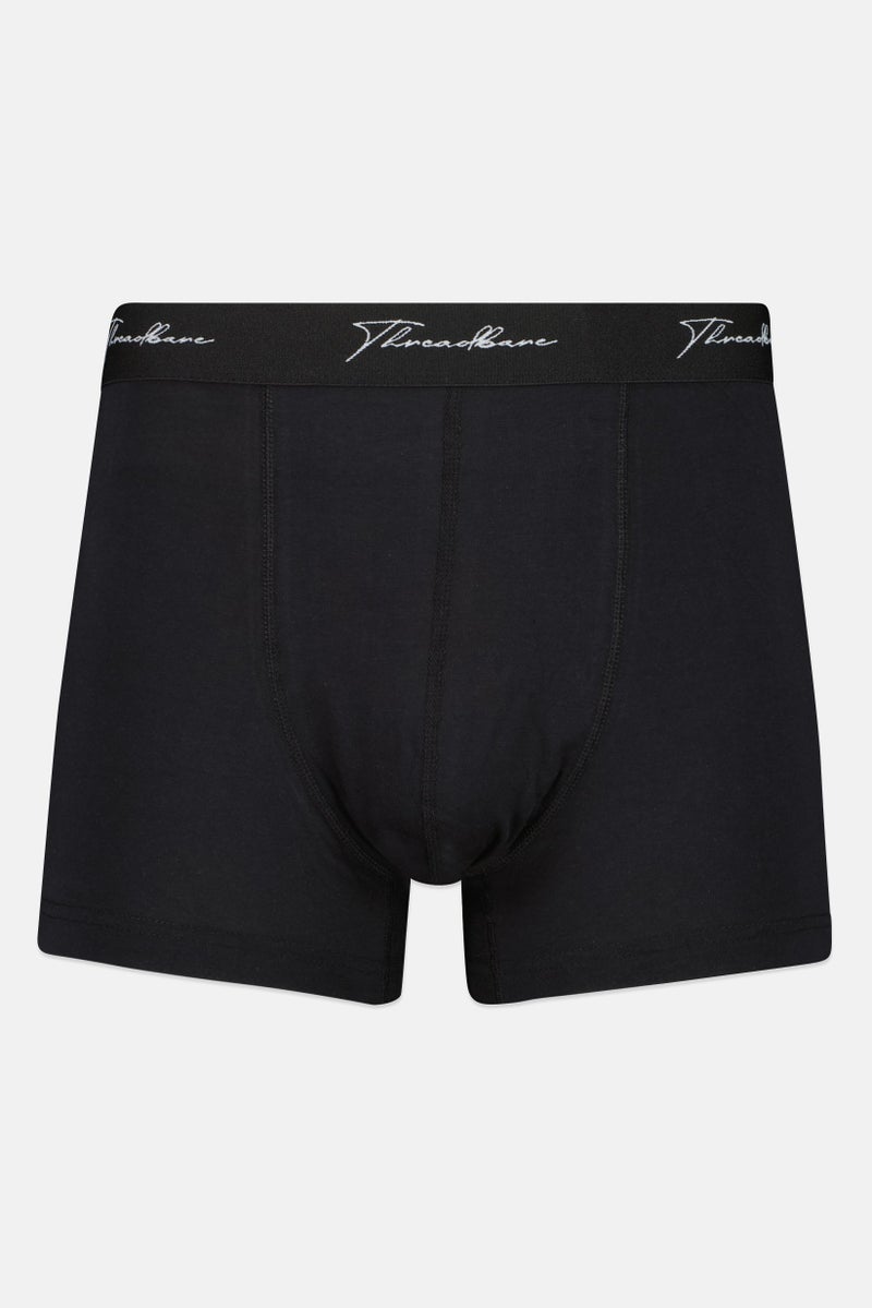 Threadbare Men 3 Pcs Brand Logo Boxer Briefs, Multicolor - Image 5