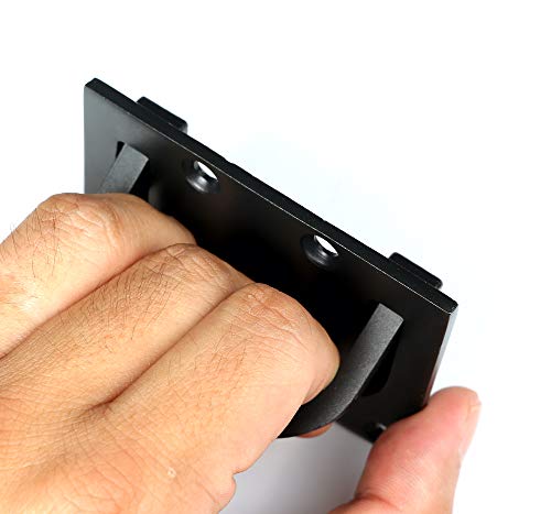Mxeol Boat Recessed Hatch Pull Handle Black Coating Stainless Steel Pair - Image 4