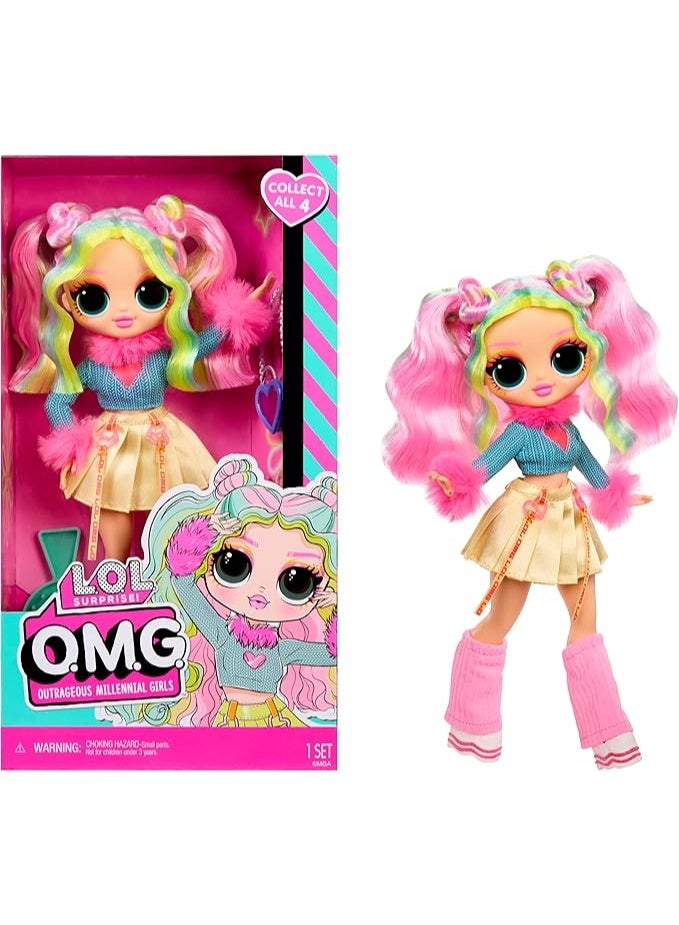 L.O.L. SURPRISE! دمية LOL مفاجأة OMG دخول بابلغوم D.J MGA-595649 - Image 5