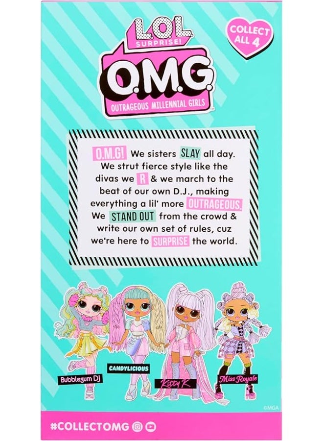 L.O.L. SURPRISE! دمية LOL مفاجأة OMG دخول بابلغوم D.J MGA-595649 - Image 3