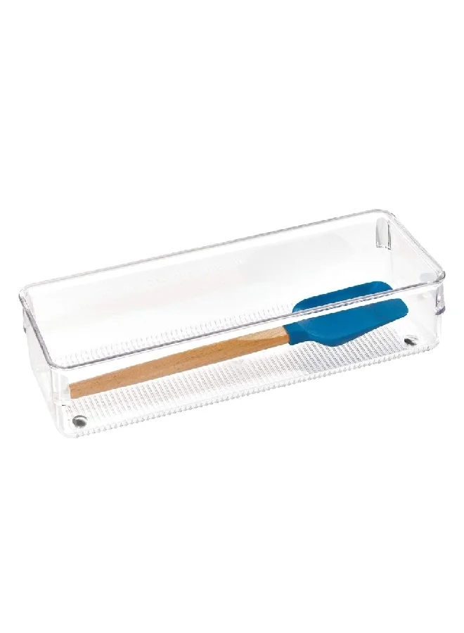 InterDesign Drawer Organizer Clear 5.6 X 24.8 X 8.2 Cm 52430